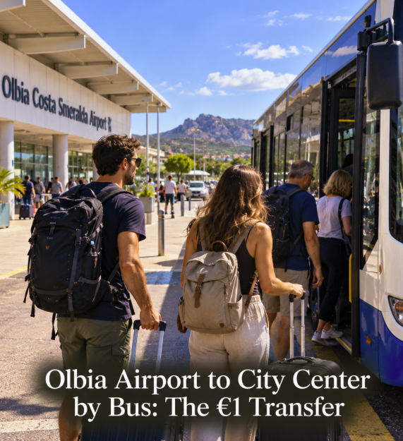 Olbia Airport to City Center by Bus: The €1 Transfer