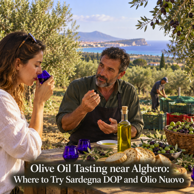 Olive Oil Tasting near Alghero: Where to Try Sardegna DOP and Olio Nuovo